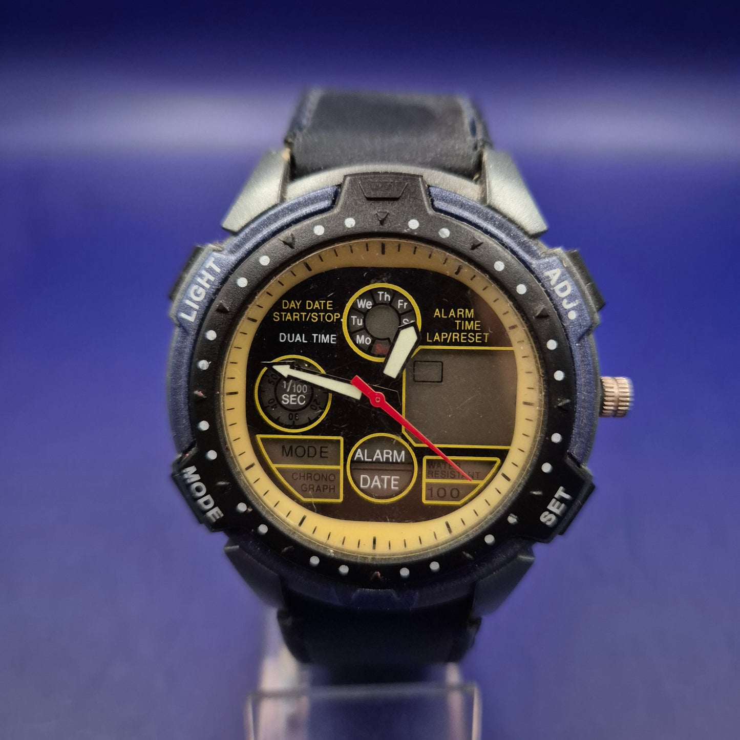 Sportliche Ennio Santini Herren Uhr – Robuster Chronograph-Stil in Schwarz