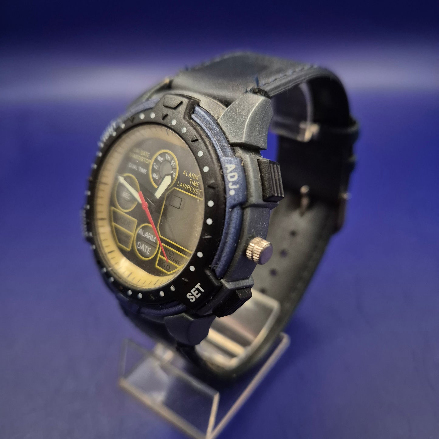 Sportliche Ennio Santini Herren Uhr – Robuster Chronograph-Stil in Schwarz