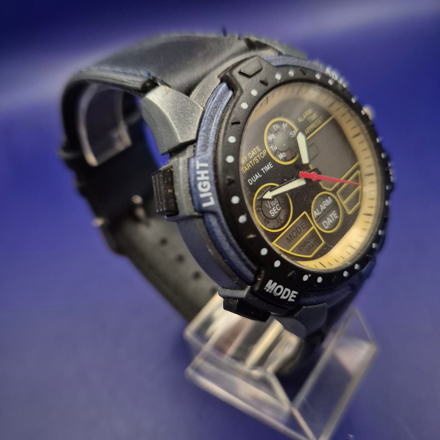 Sportliche Ennio Santini Herren Uhr – Robuster Chronograph-Stil in Schwarz