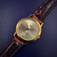 Elegante MC Damen Uhr – Gold-Optik mit markantem Lederarmband