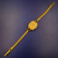 Elegante Royal Damen Uhr – Vintage-Stil in Gold-Optik mit Flechtarmband
