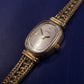 Elegante Safira Damen Uhr – Gold-Optik mit strukturiertem Zifferblatt