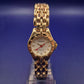 Elegante Geneves Damen Uhr – Klassisches Gold Design mit Quarzwerk