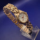 Elegante Geneves Damen Uhr – Klassisches Gold Design mit Quarzwerk