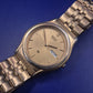 Klassische Seiko Herren Uhr – Goldfarbenes Vintage Design mit Tag/Datum