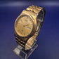 Klassische Seiko Herren Uhr – Goldfarbenes Vintage Design mit Tag/Datum