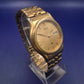 Klassische Seiko Herren Uhr – Goldfarbenes Vintage Design mit Tag/Datum