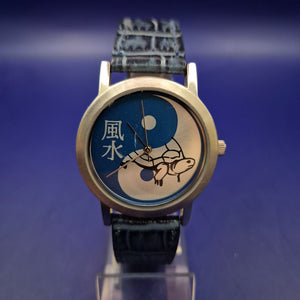 Ausgefallene Yin Yang Damen Uhr – Spirituelles Feng Shui Design