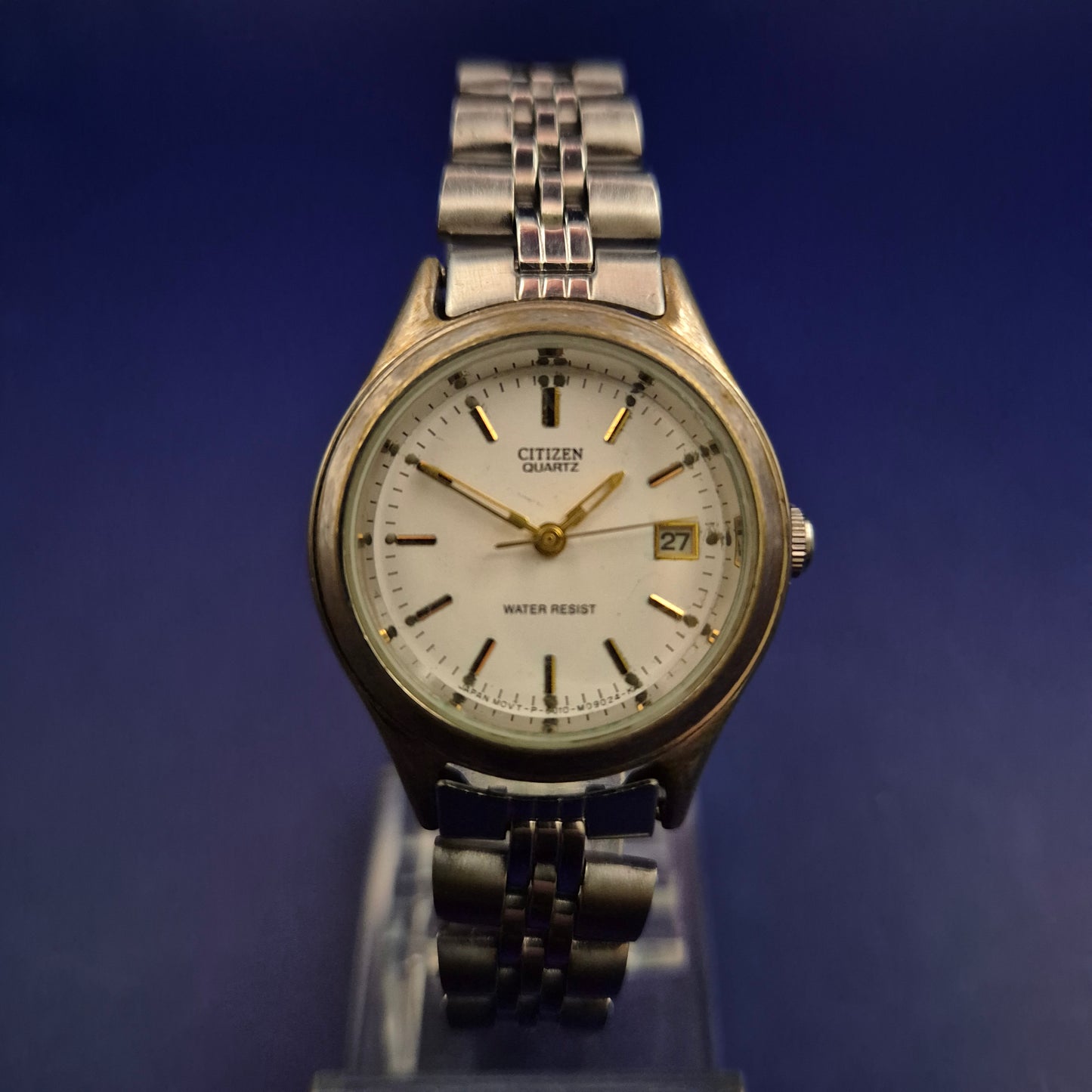 Klassische Citizen Damen Uhr – Elegantes Silber-Gold Design