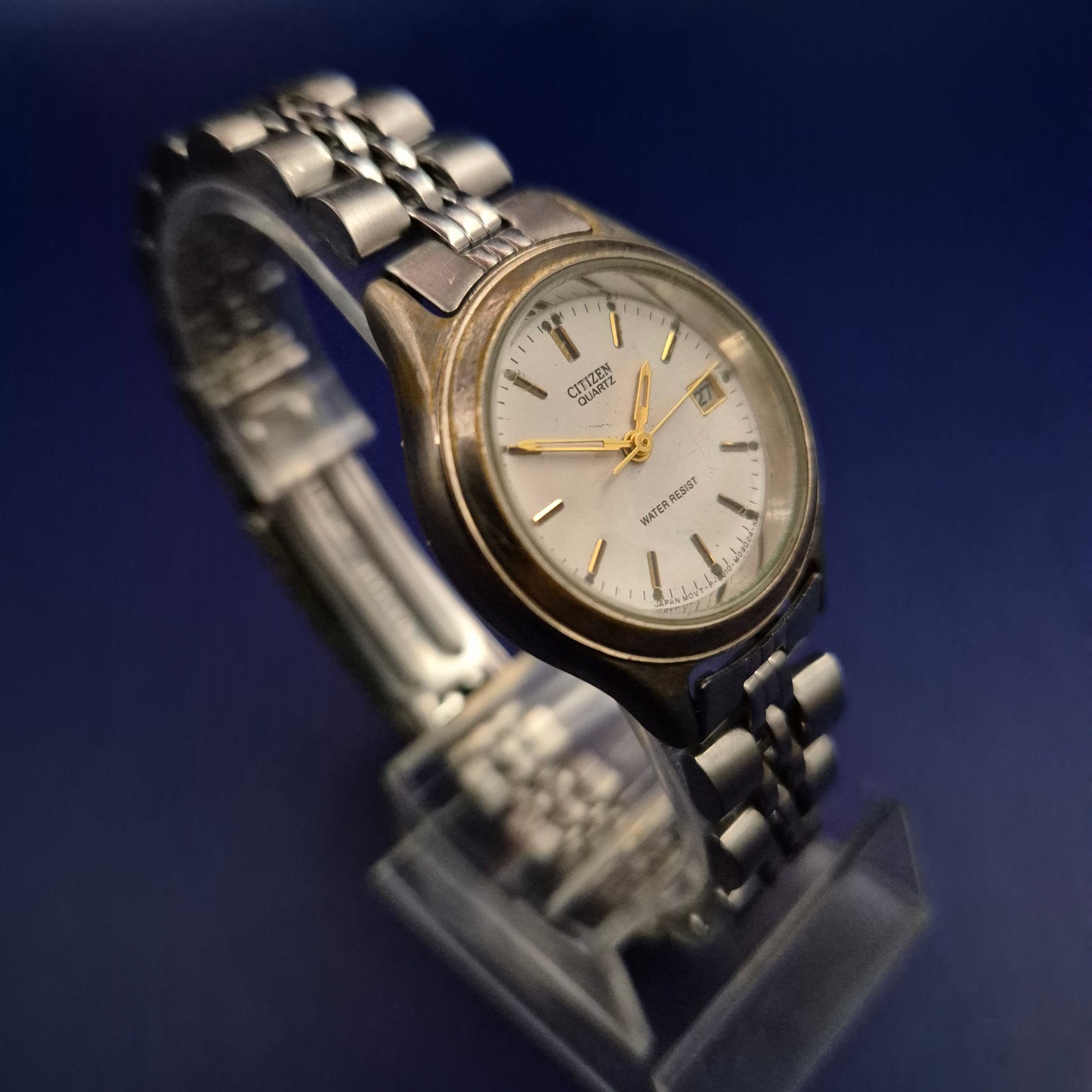 Klassische Citizen Damen Uhr – Elegantes Silber-Gold Design