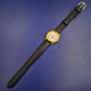 Edle Seiko Damen Uhr – Klassisches Gold-Design mit Struktur-Zifferblatt