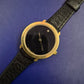 Minimalistische Golana Swiss Damen Uhr – Elegantes Schwarz & Gold Design