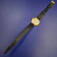 Minimalistische Golana Swiss Damen Uhr – Elegantes Schwarz & Gold Design