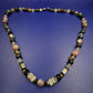 Titel Exklusive Edelstein Kette – Handgefertigt mit Achat, Lava & Onyx