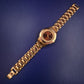 Elegante Damen Uhr in Roségold mit Strassbesatz – Glamouröser Stil