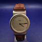 Klassische Braun Herren Uhr – Minimalistisches Bauhaus Design AW 50