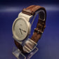 Klassische Braun Herren Uhr – Minimalistisches Bauhaus Design AW 50