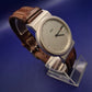 Klassische Braun Herren Uhr – Minimalistisches Bauhaus Design AW 50