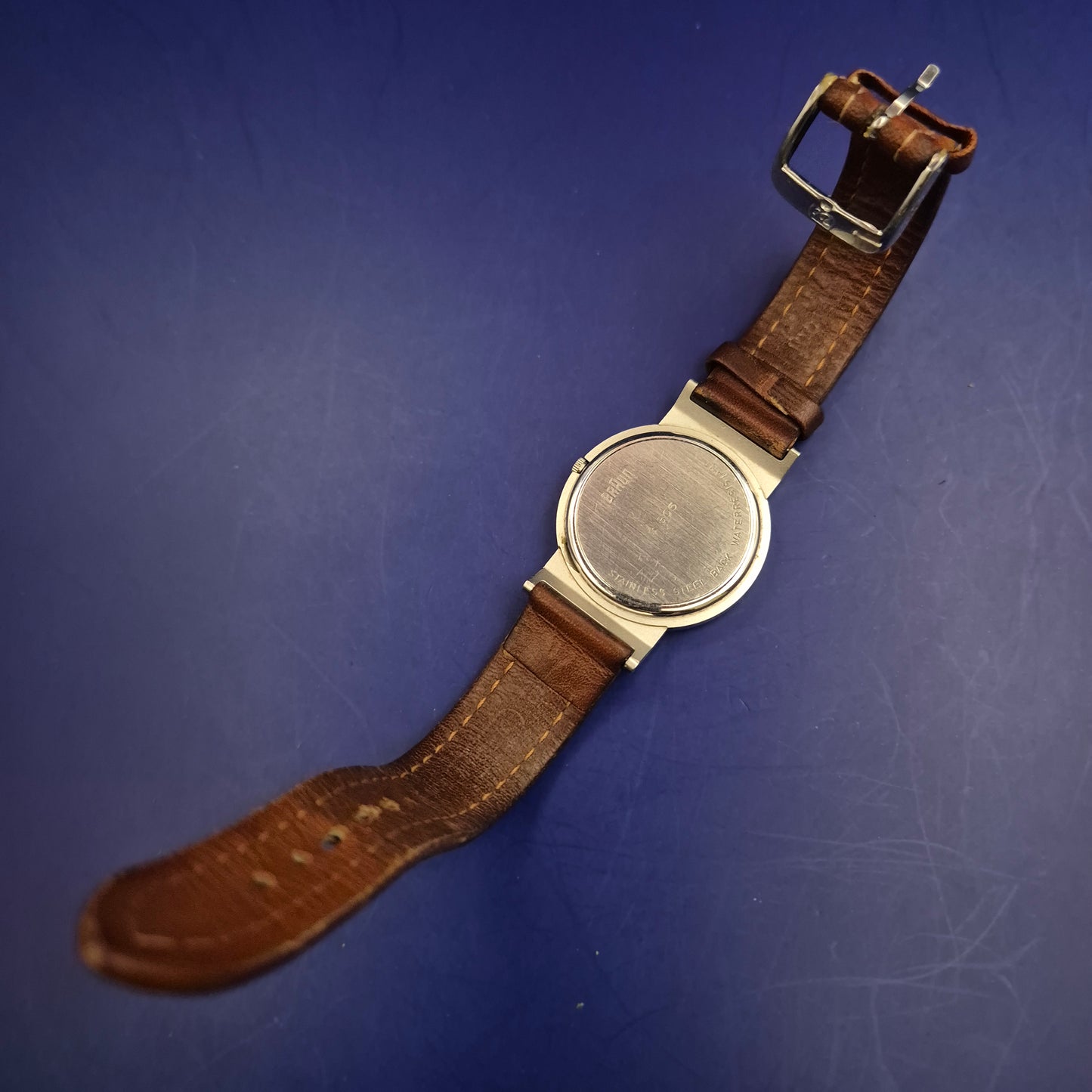 Klassische Braun Herren Uhr – Minimalistisches Bauhaus Design AW 50