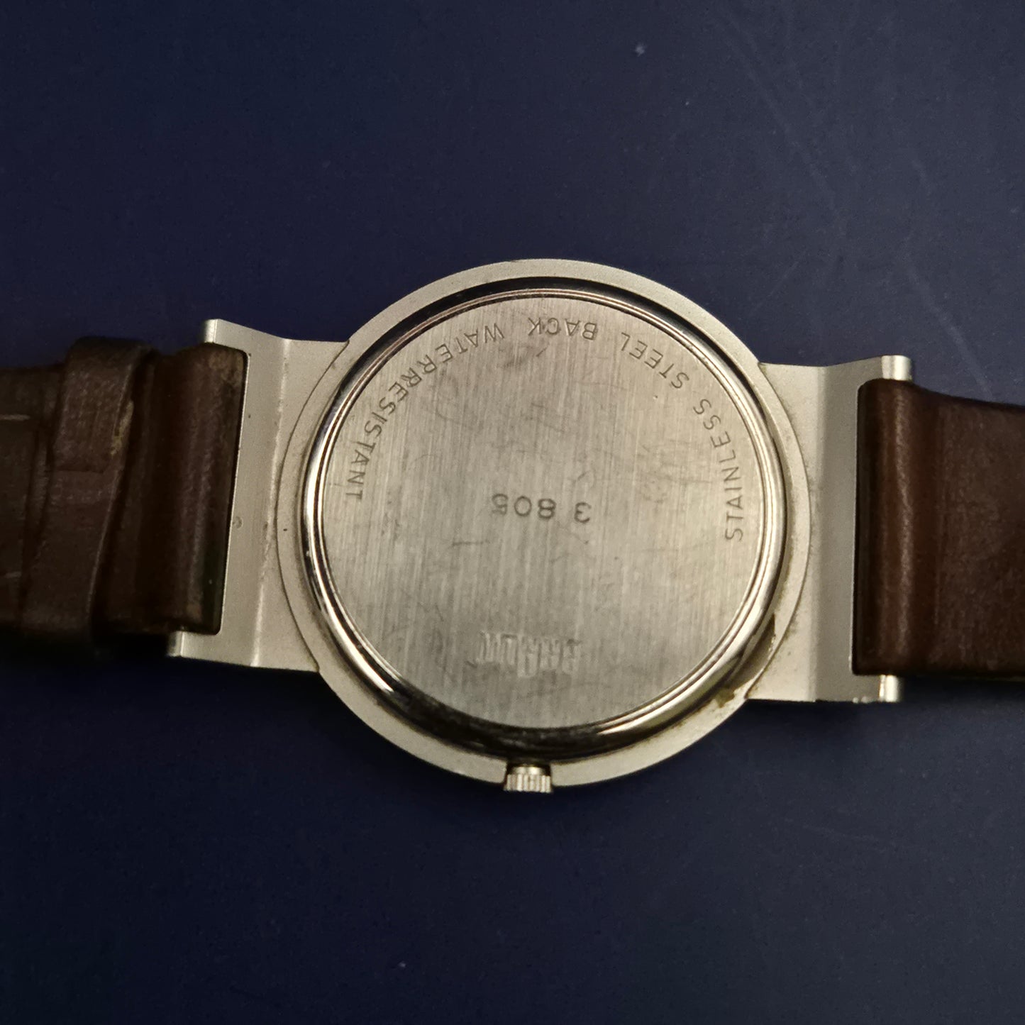 Klassische Braun Herren Uhr – Minimalistisches Bauhaus Design AW 50