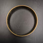 Edler Damen Armreif mit Perlmutt-Inlay – Goldfarbenes Vintage Design