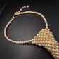 Extravagante Perlen Damen Kette – Einzigartiges Design im Krawatten-Look