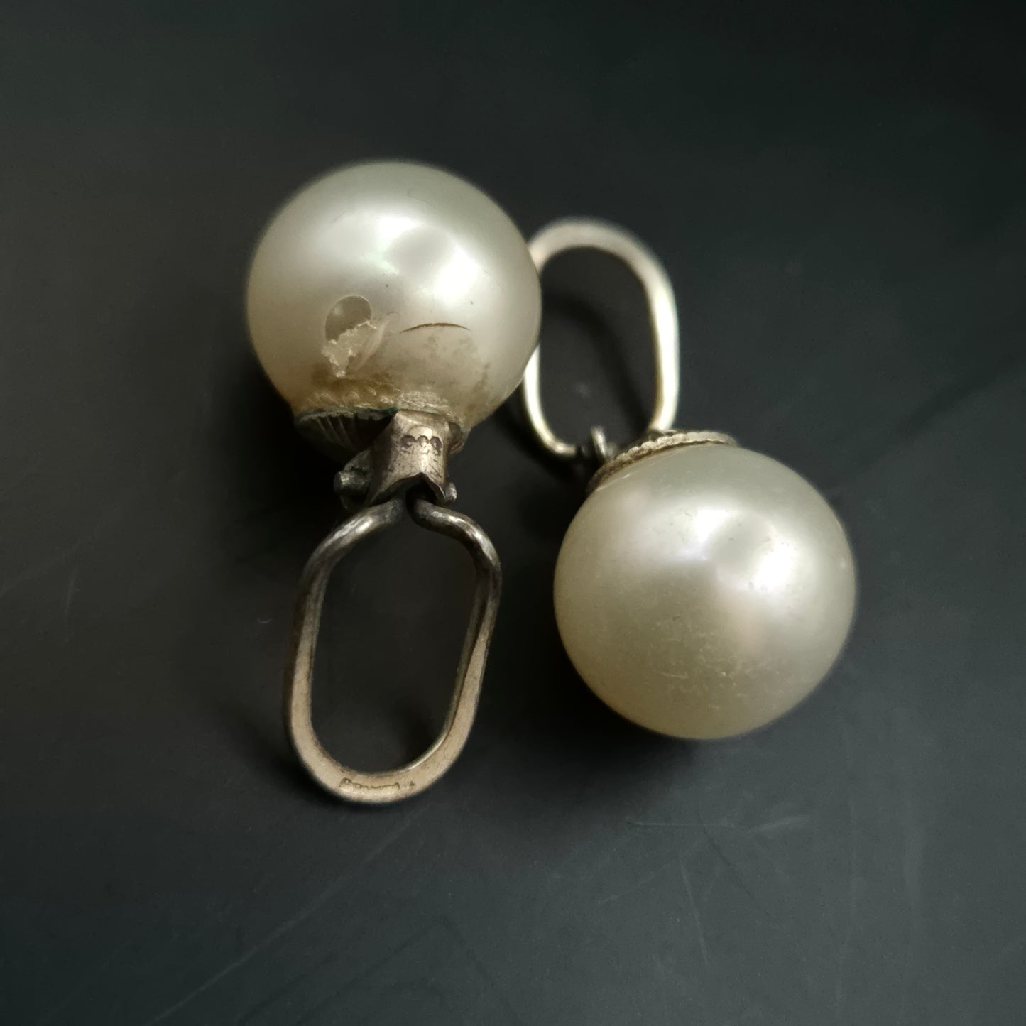 Elegante Damen O Ringe – Klassische Perlen in Silberfassung