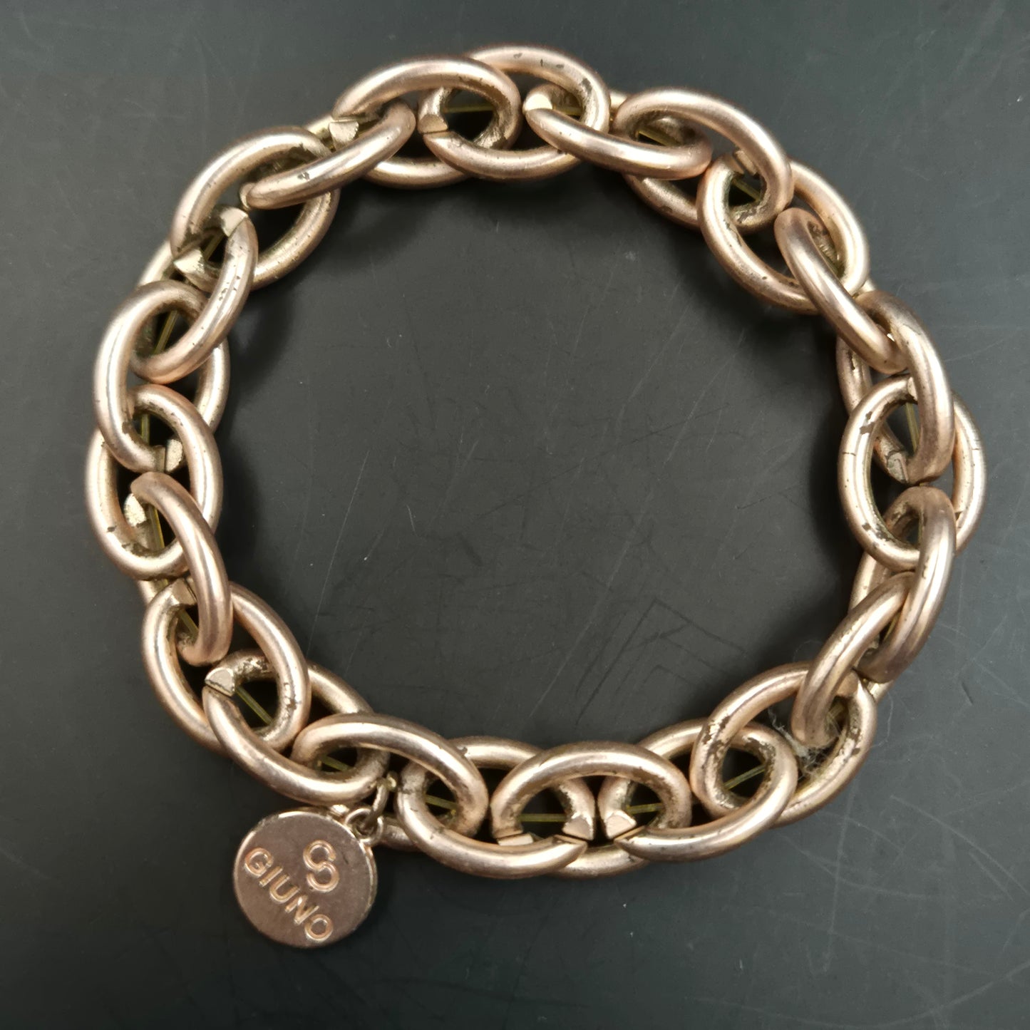 Massives Giuno Damen Armband – Roségoldfarbene Gliederkette