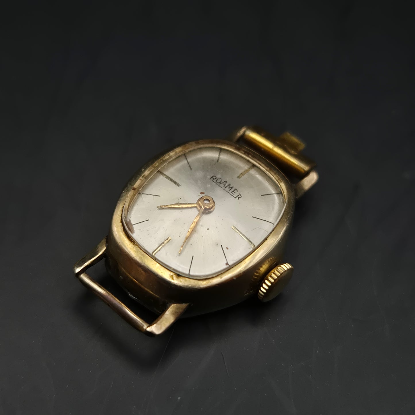 Elegante Roamer Damen Uhr – Vintage Schweizer Handaufzug vergoldet