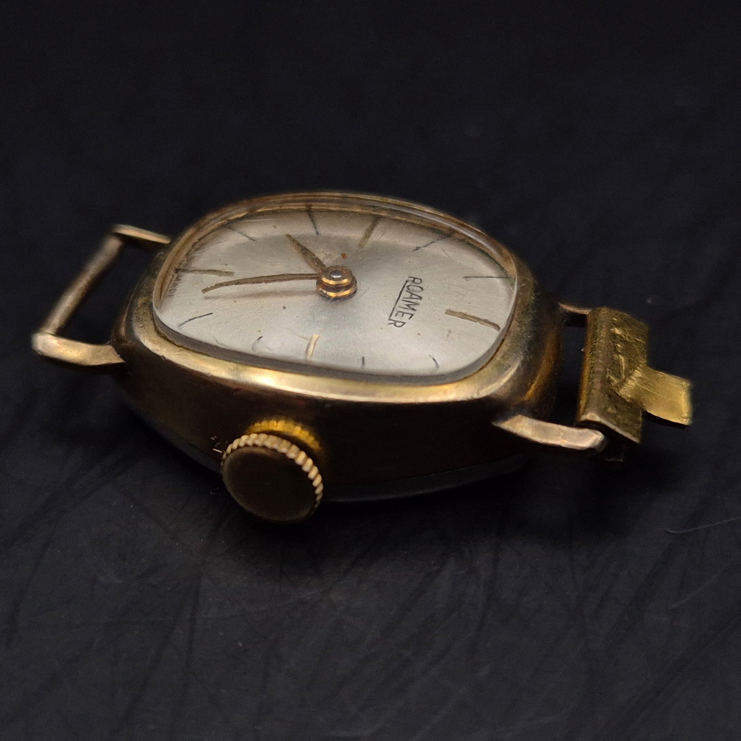 Elegante Roamer Damen Uhr – Vintage Schweizer Handaufzug vergoldet