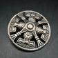Exquisite Wikinger Stil Brosche – Nordisches Design aus 830er Silber