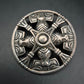 Exquisite Wikinger Stil Brosche – Nordisches Design aus 830er Silber