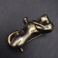 Gold farbene Dackel Brosche – Niedliches Accessoire für Hunde Liebhaber