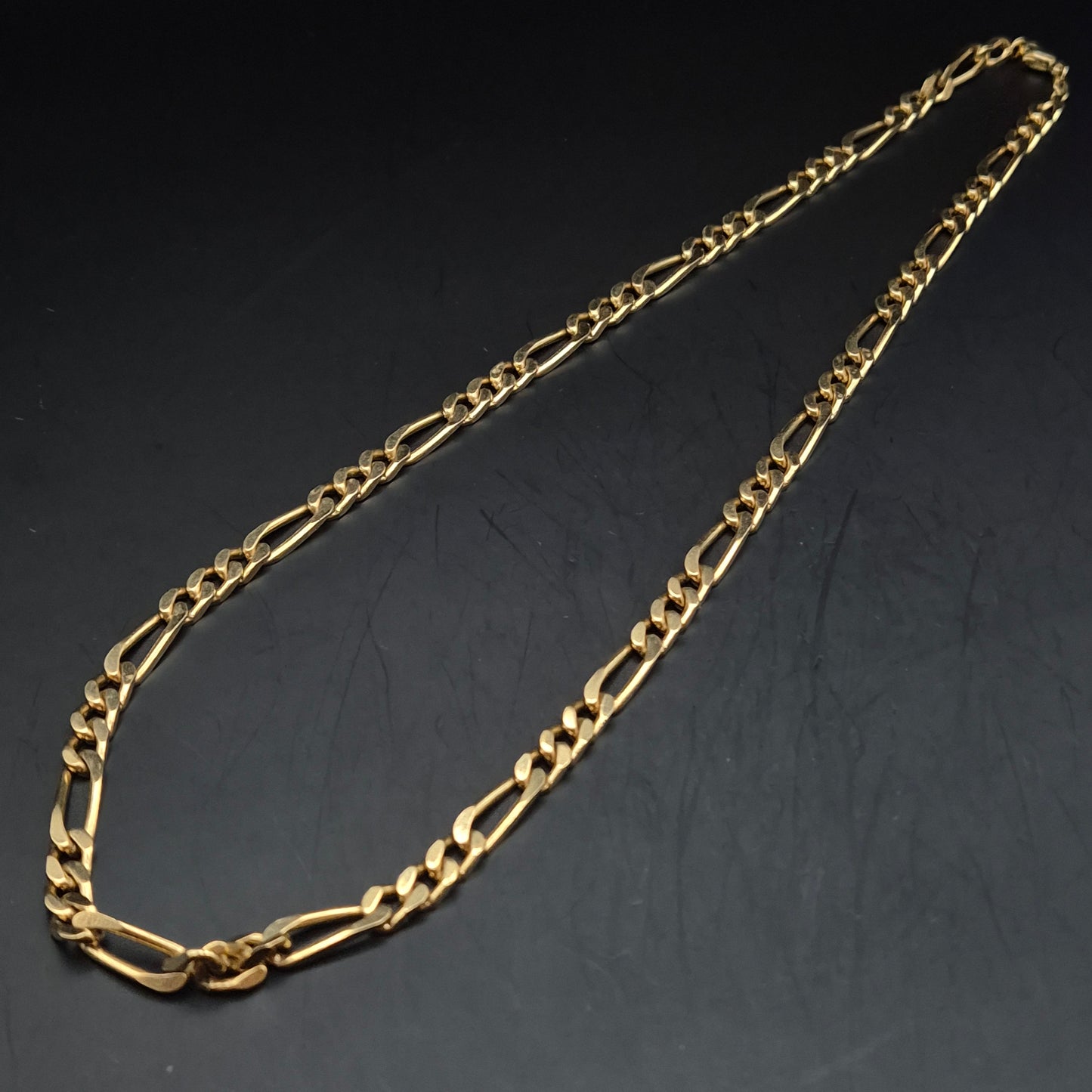 Klassische Goldene Figaro Halskette – Elegantes Design für Damen & Herren