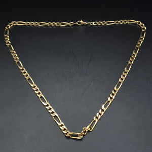 Klassische Goldene Figaro Halskette – Elegantes Design für Damen & Herren