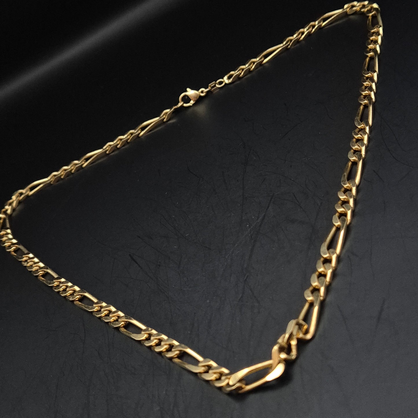 Klassische Goldene Figaro Halskette – Elegantes Design für Damen & Herren