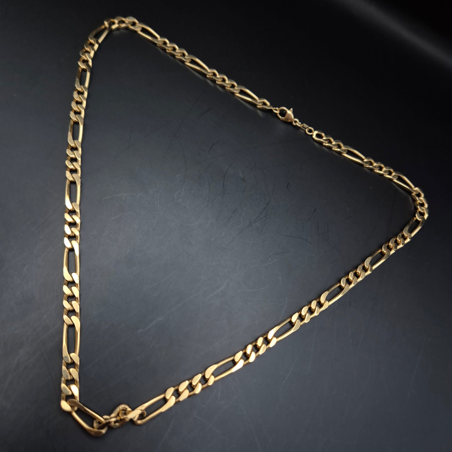Klassische Goldene Figaro Halskette – Elegantes Design für Damen & Herren
