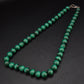 Elegante Malachit Perlen Kette – Edelstein Collier in Grün