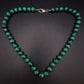 Elegante Malachit Perlen Kette – Edelstein Collier in Grün
