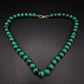Elegante Malachit Perlen Kette – Edelstein Collier in Grün