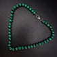 Elegante Malachit Perlen Kette – Edelstein Collier in Grün