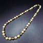 Edle Perlen Damen Kette – Klassisches Design in Creme und Anthrazit