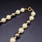 Edle Perlen Damen Kette – Klassisches Design in Creme und Anthrazit