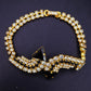 Exklusives Strass Armband – Vintage Design mit schwarzen Akzenten