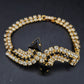 Exklusives Strass Armband – Vintage Design mit schwarzen Akzenten