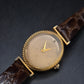 Elegante ZentRa Vintage Damen Uhr – Klassisches Design in Goldoptik