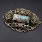 Antike Brosche mit Floralem Muster – Vintage Schmuck im Jugendstil