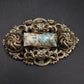 Antike Brosche mit Floralem Muster – Vintage Schmuck im Jugendstil