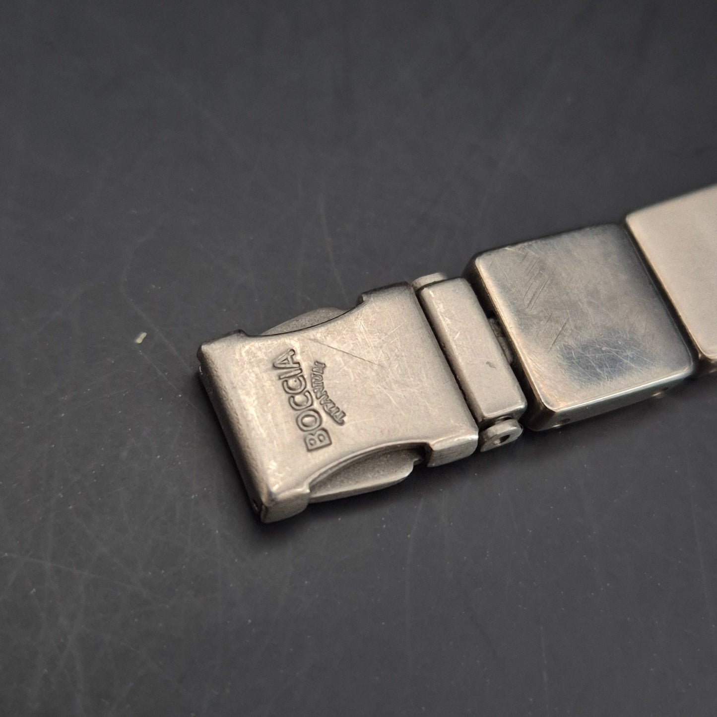 Edles Boccia Titanium Herren Armband – Puristisches Design aus Titan