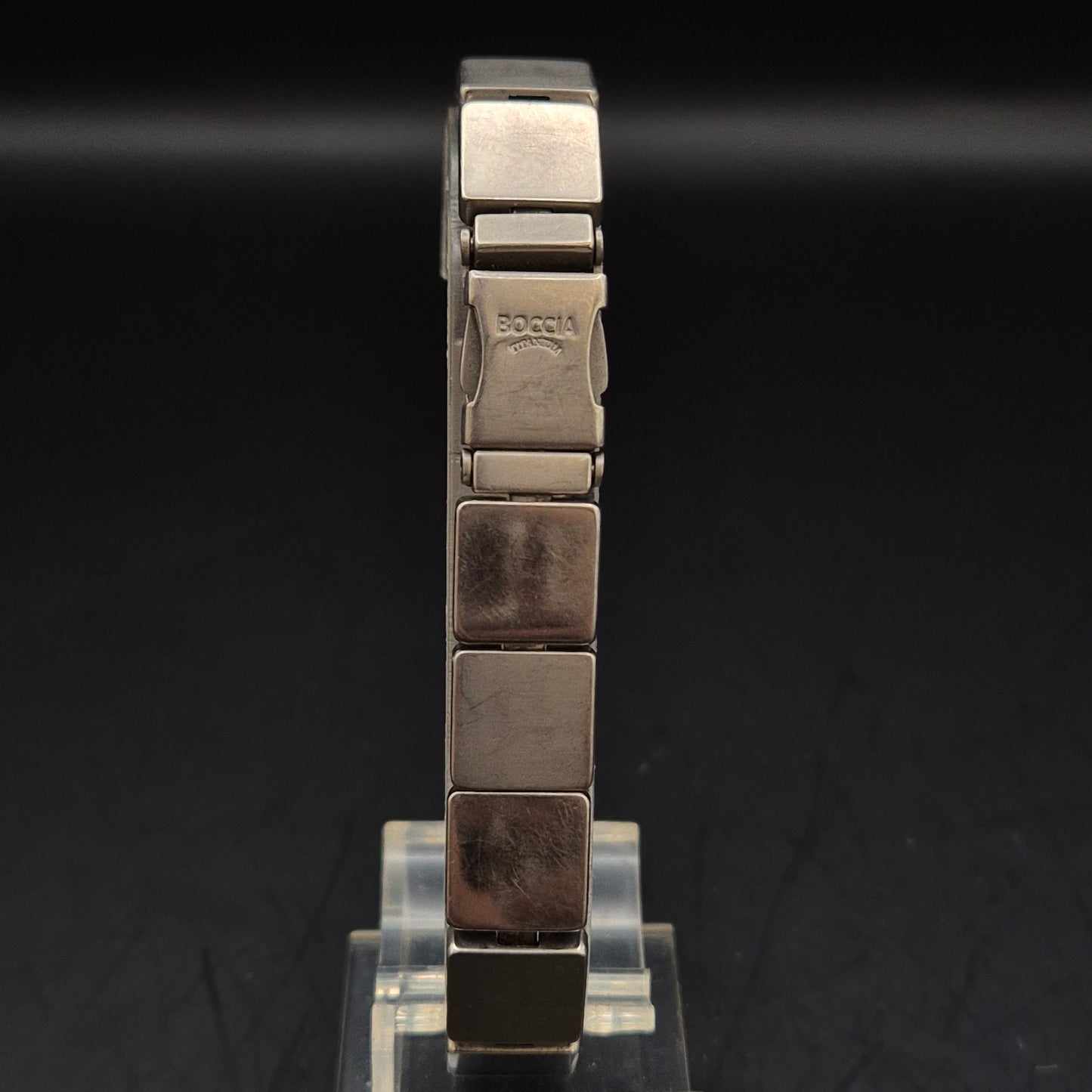 Edles Boccia Titanium Herren Armband – Puristisches Design aus Titan